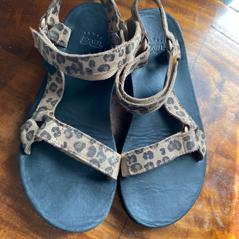 Leopard Print Sandals